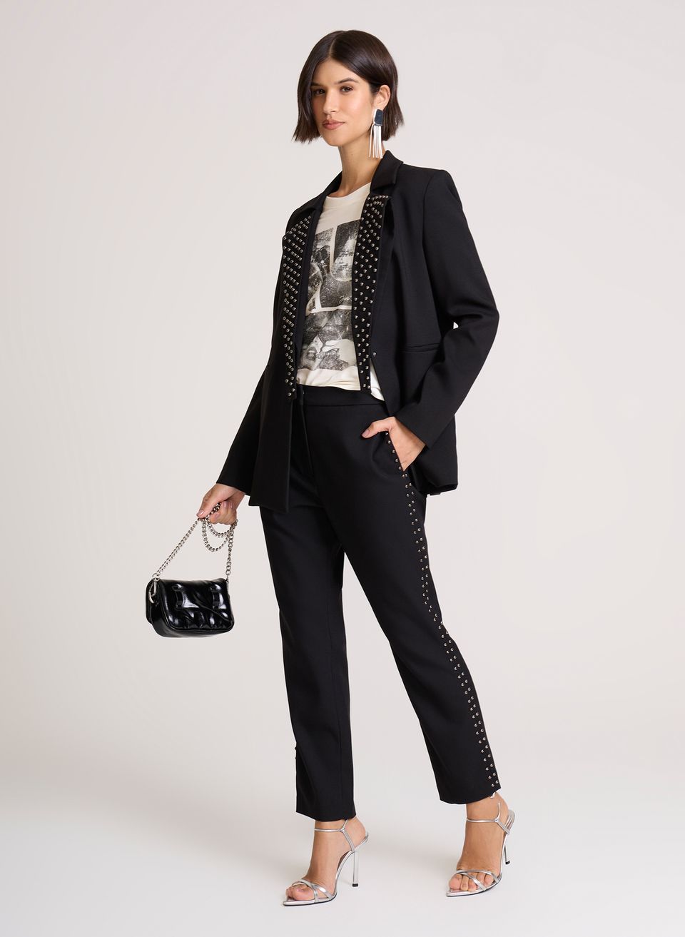 Calça Justa Rivet John John Feminina