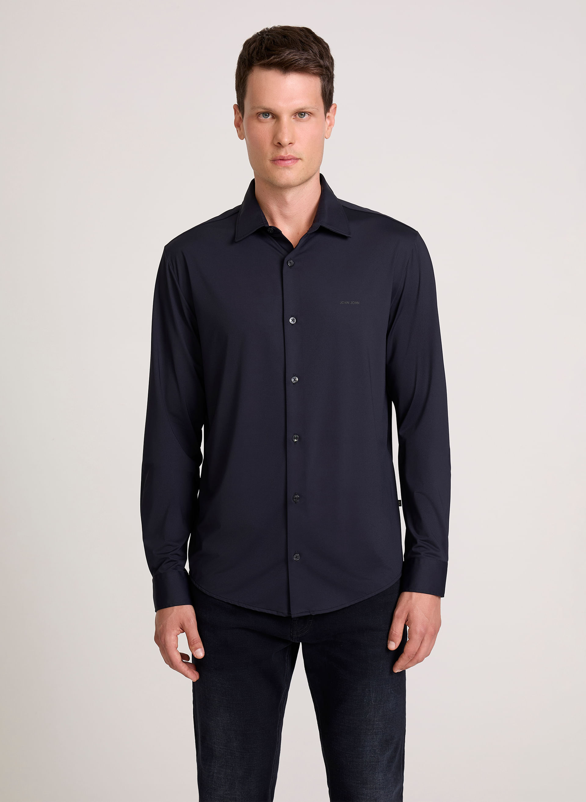 Camisa Regular Fit Move Yourself John John Masculina — John John