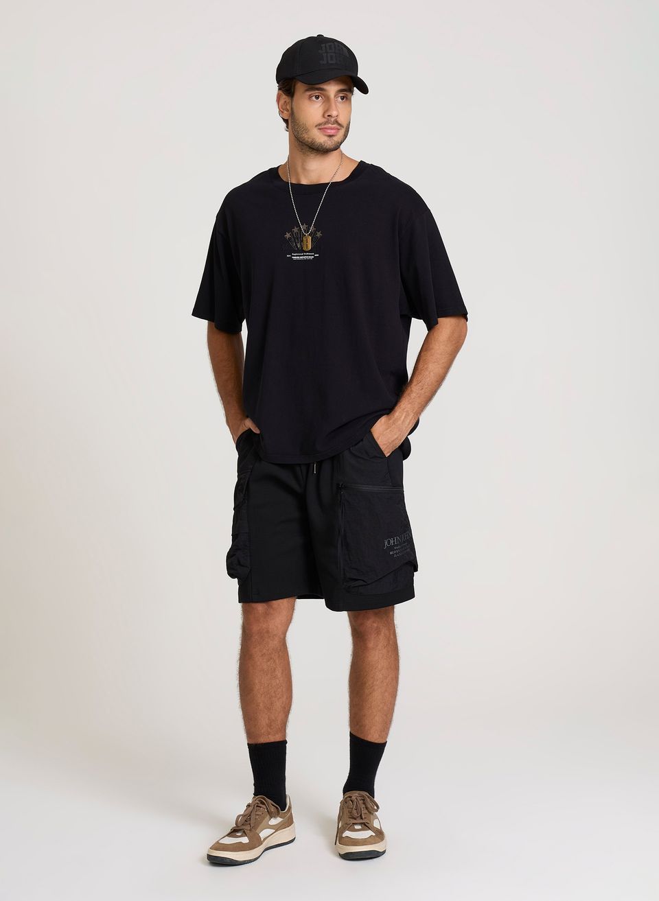 Bermuda Regular Fit Rubell John John Masculina