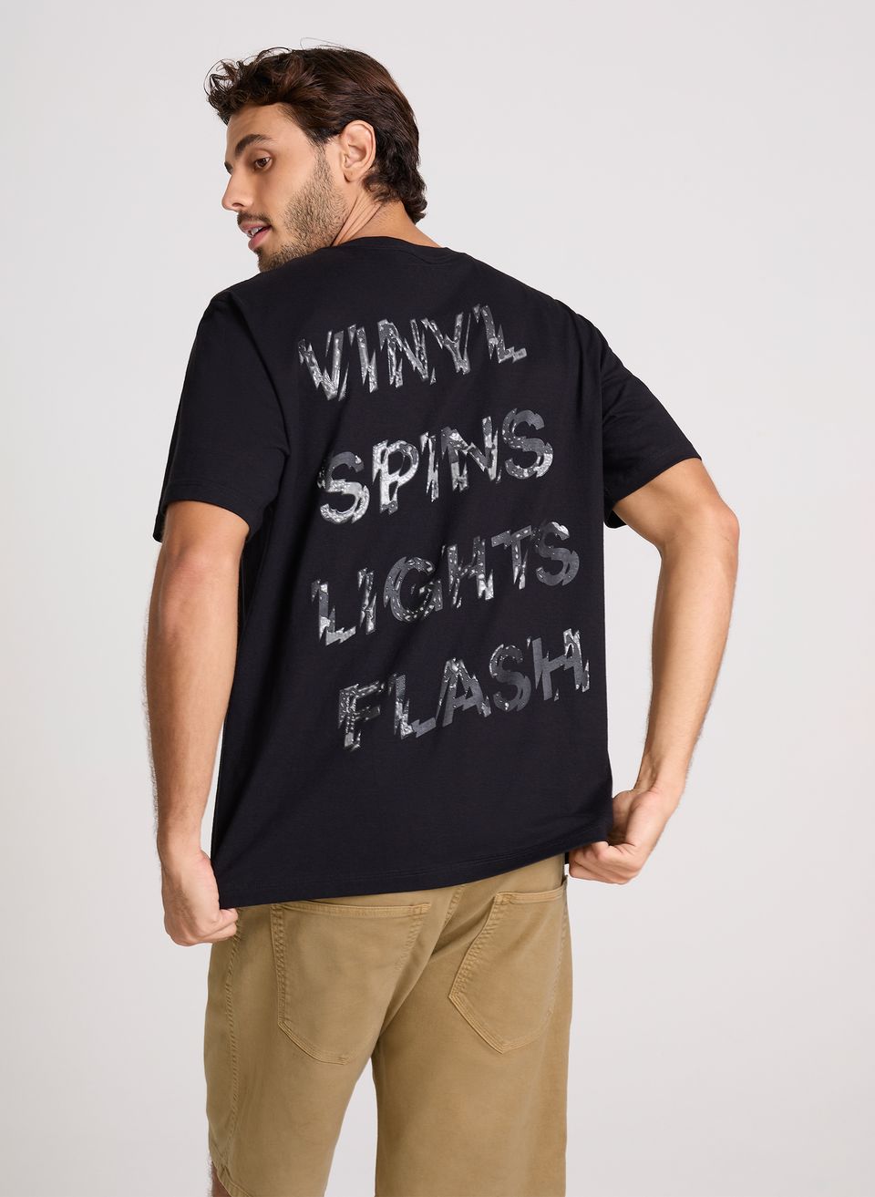 Camiseta Relaxed Fit Vinyl John John Masculina