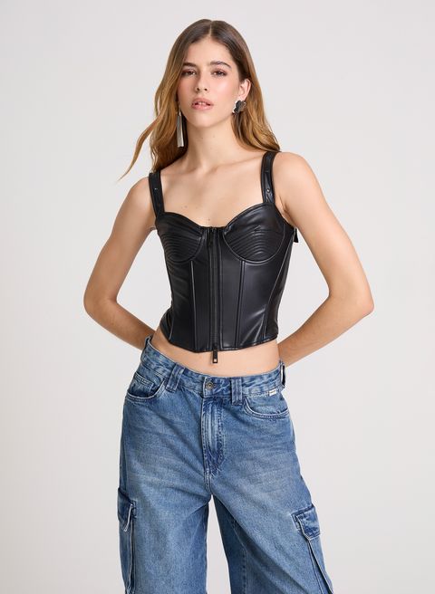 Top Justo Scarlet John John Feminino — John John