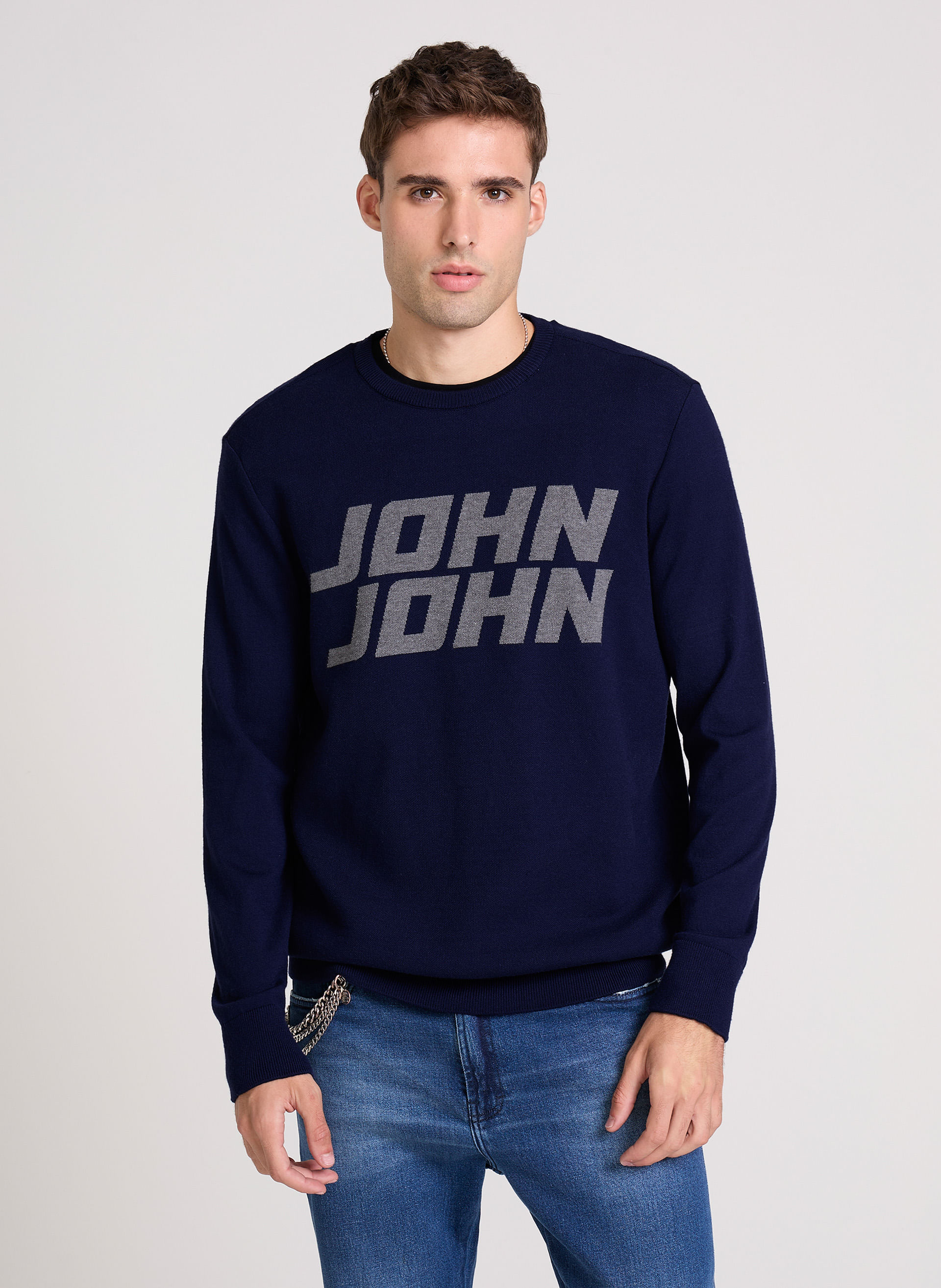 Suéter Tricot Justo Enjoying Heaven John John Masculino — John John