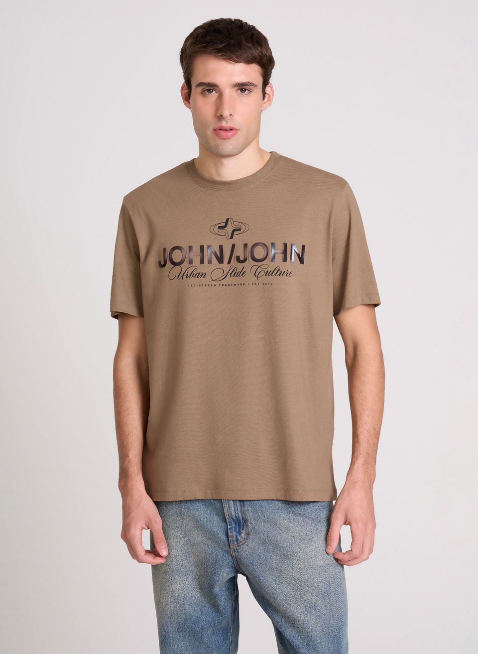 Camiseta Relaxed Fit Urban Slide John John Masculina