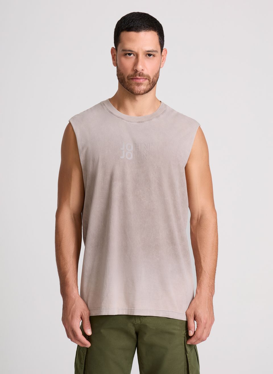 Regata Relaxed Fit Livin Palha John John Masculina