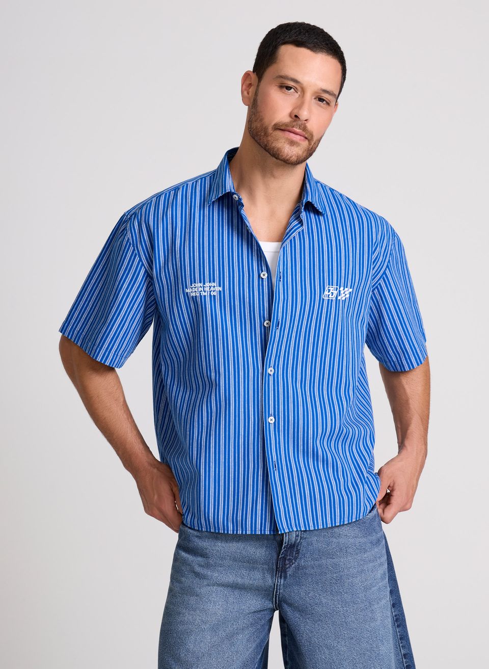 Camisa Box Race John John Masculina