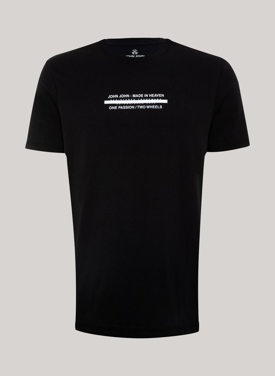 Camiseta Regular Fit Glimmer Preto John John Masculina