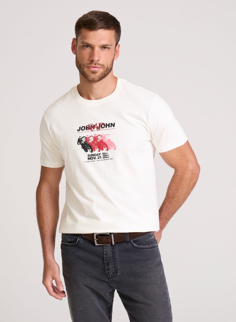 Camiseta Regular Fit Rad John John Masculina