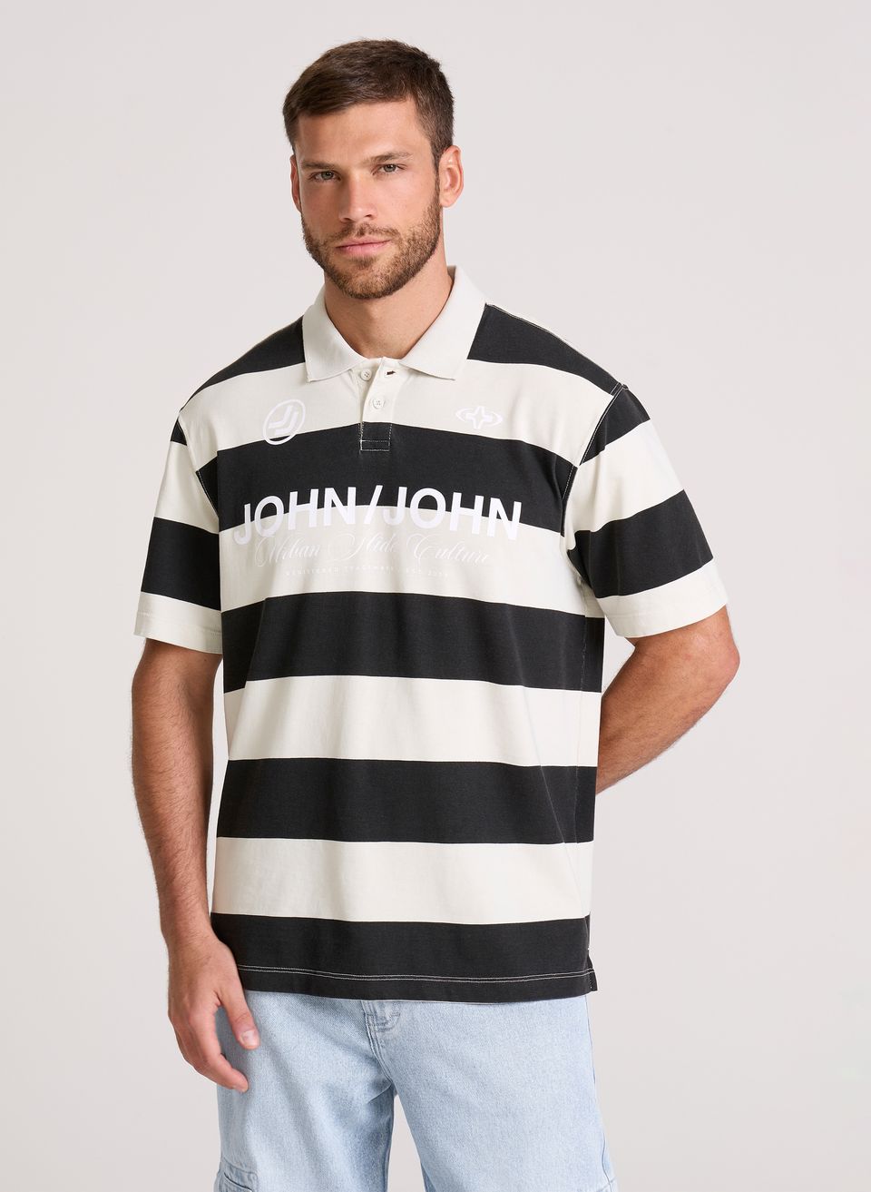 Polo Relaxed Fit Urban Slide John John Masculina