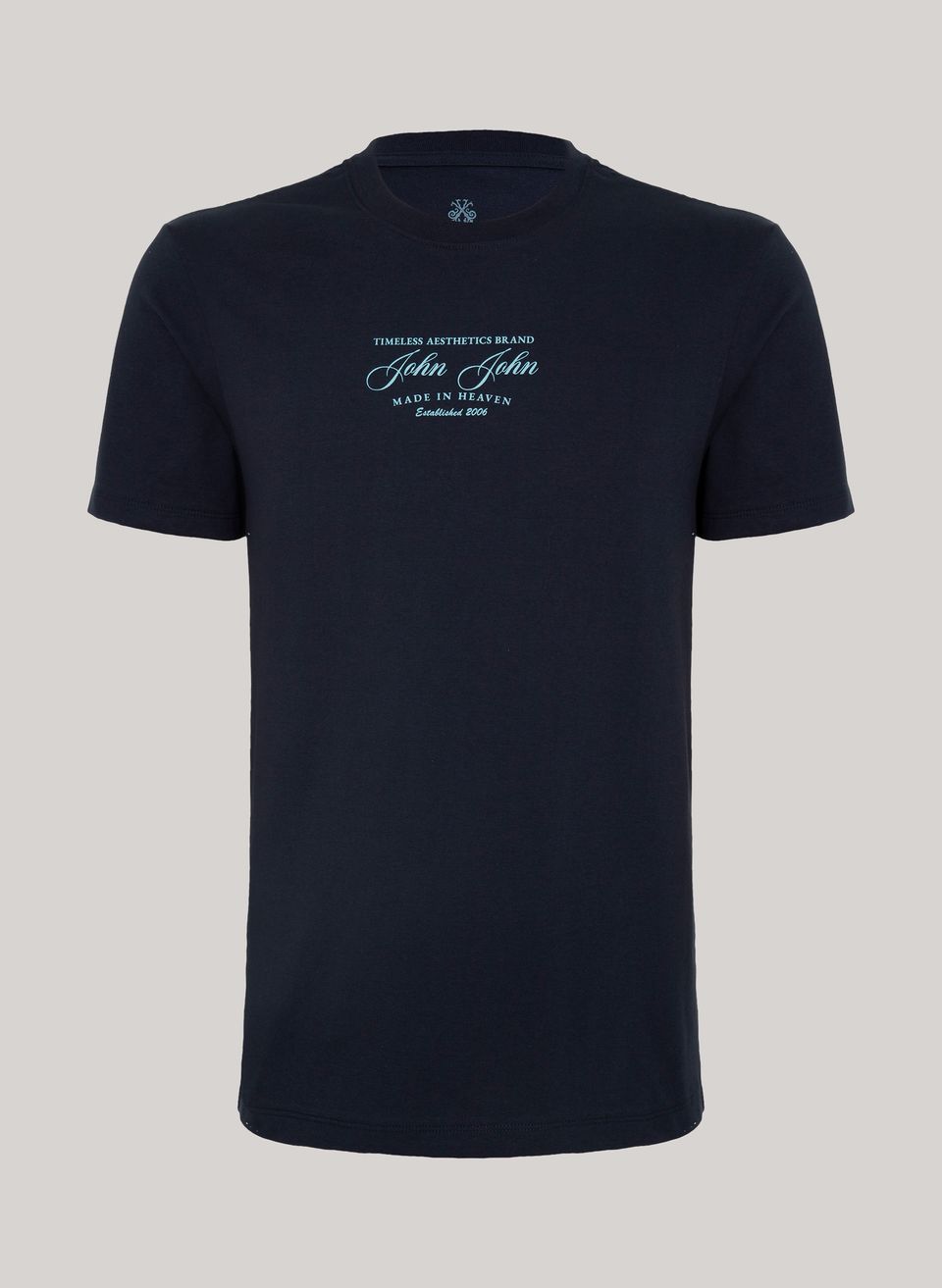Camiseta Regular Fit First Marinho John John Masculina