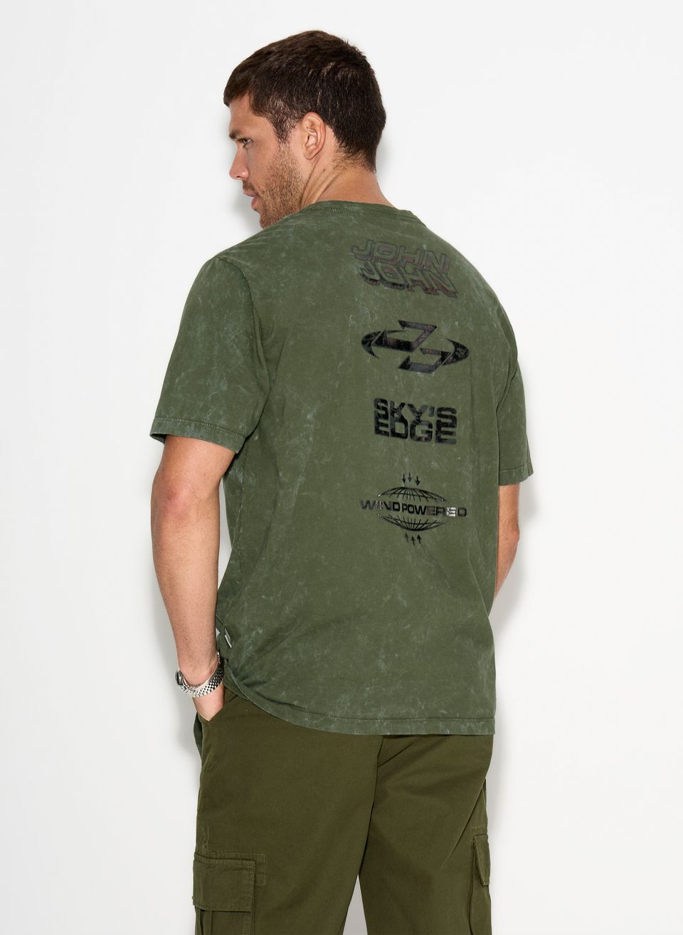 Camiseta Relaxed Fit Wind Power John John Masculina