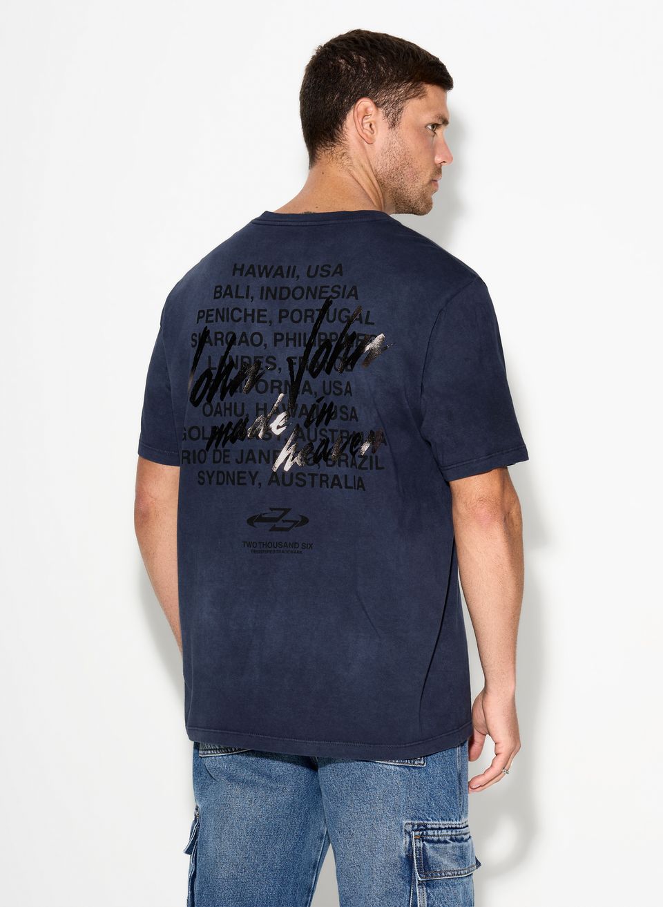 Camiseta Relaxed Fit Lineup John John Masculina
