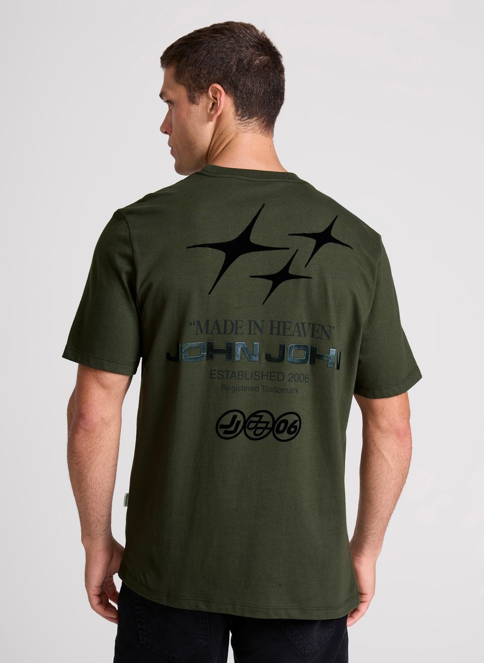 Camiseta Relaxed Fit Stars John John Masculina