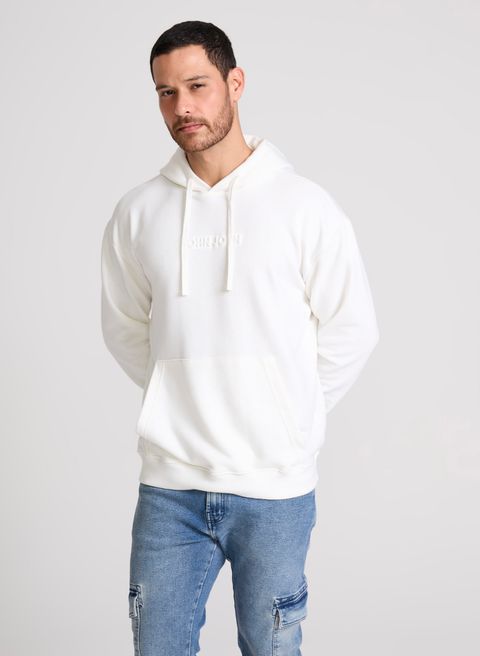 Casaco Regular Fit Embossed Capuz John John Masculino — John John